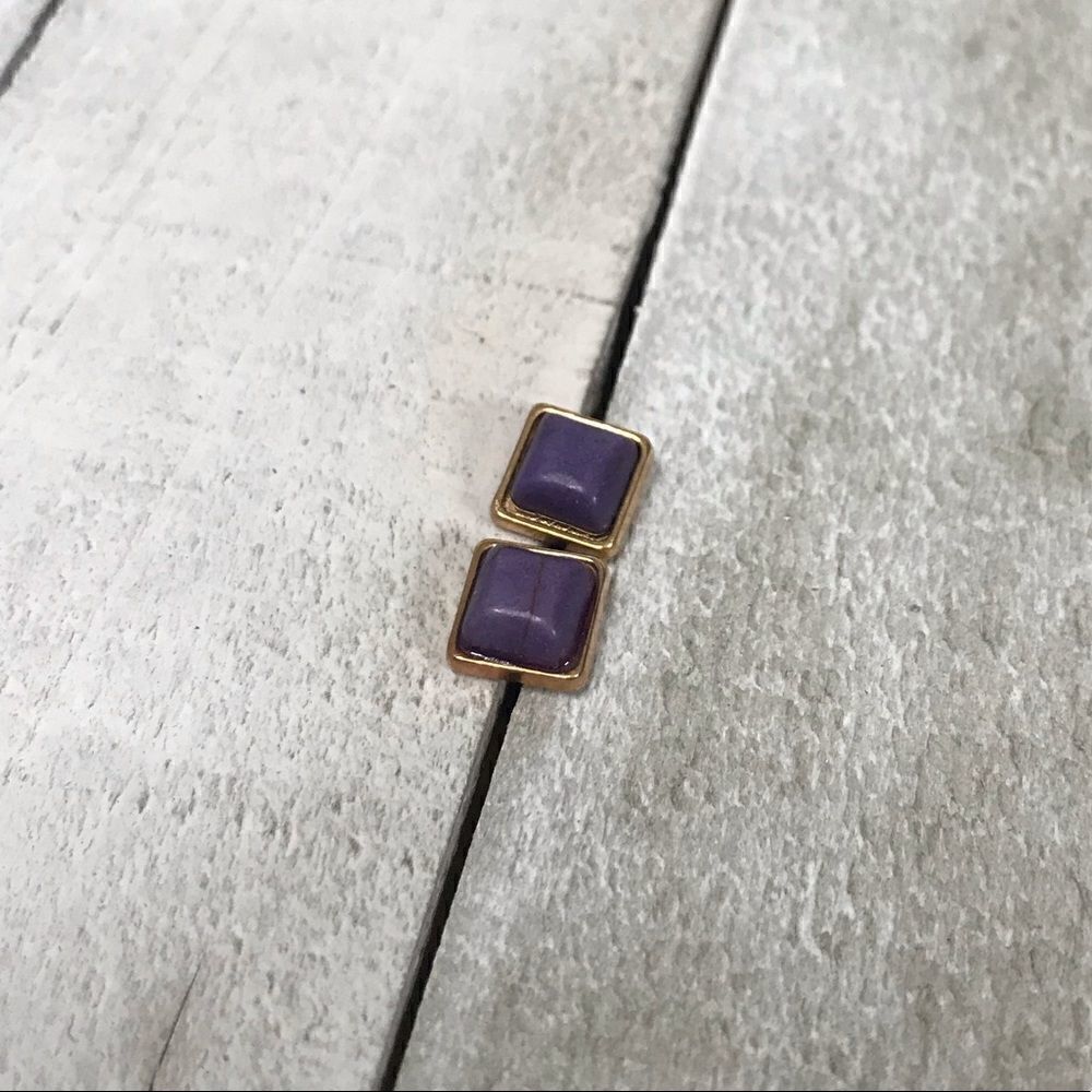 Square earrings   - Picture 2 of 2